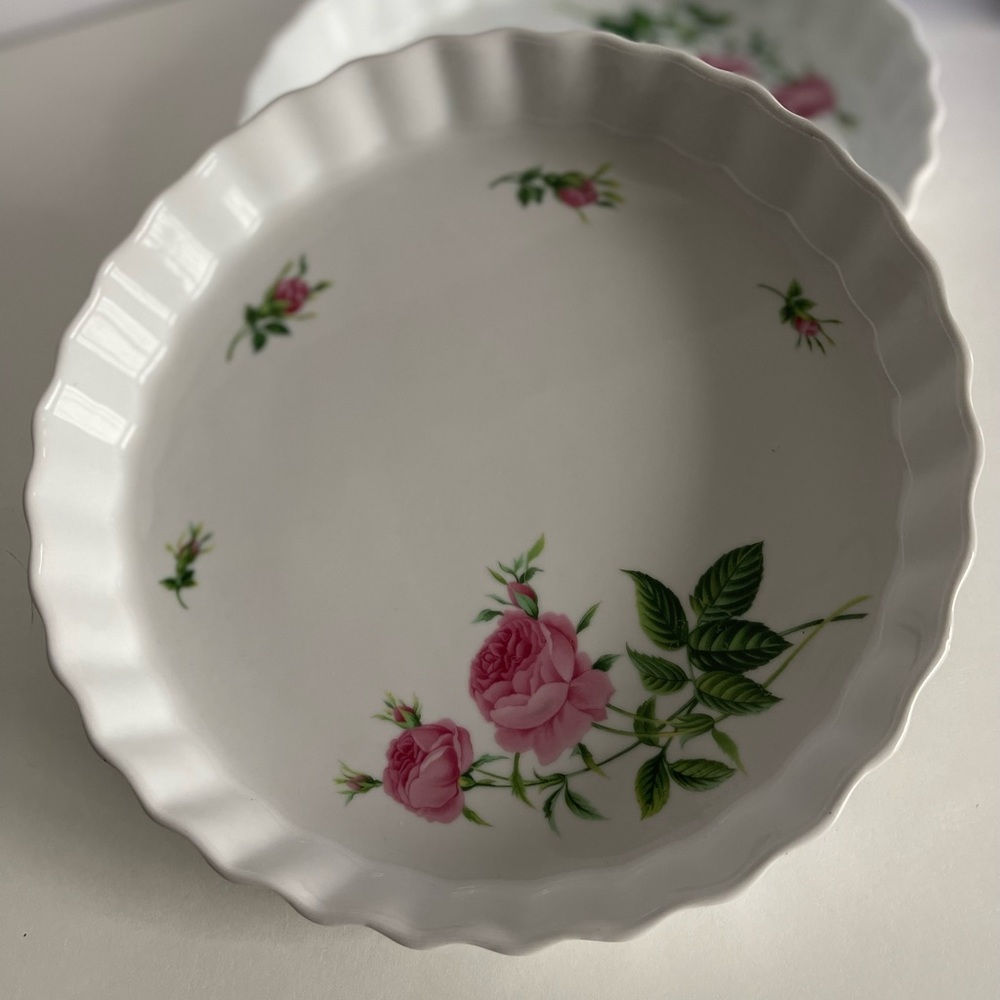 ✨Vintage Christineholm Quiche Rose Pattern porcelain dish bundle ✨✨ - Picture 5 of 8